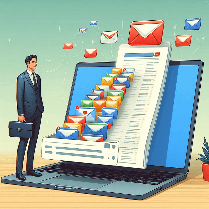 sending automated emails illustration
