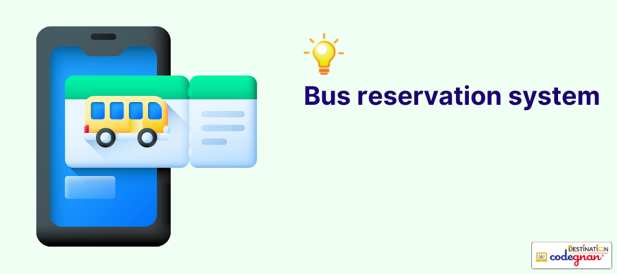 Bus reservation system using c project