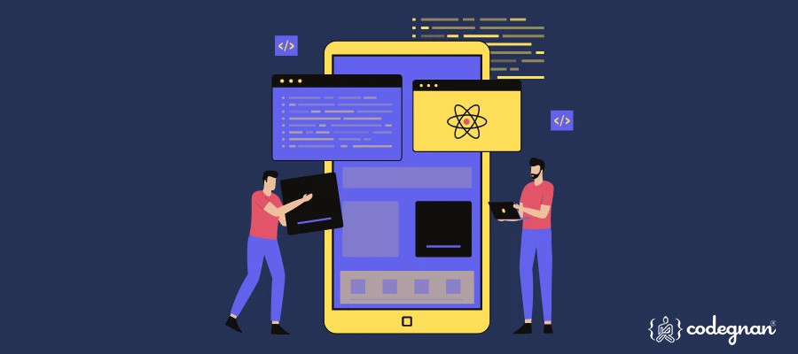 React JS project ideas illustration