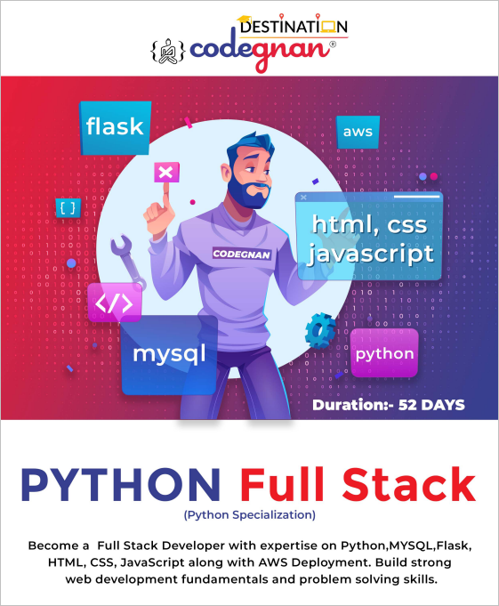 python full stack course syllabus by codegnan