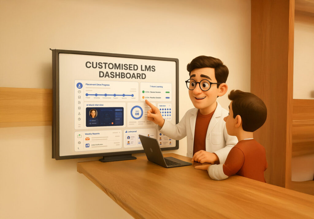 Customized LMS dashboard