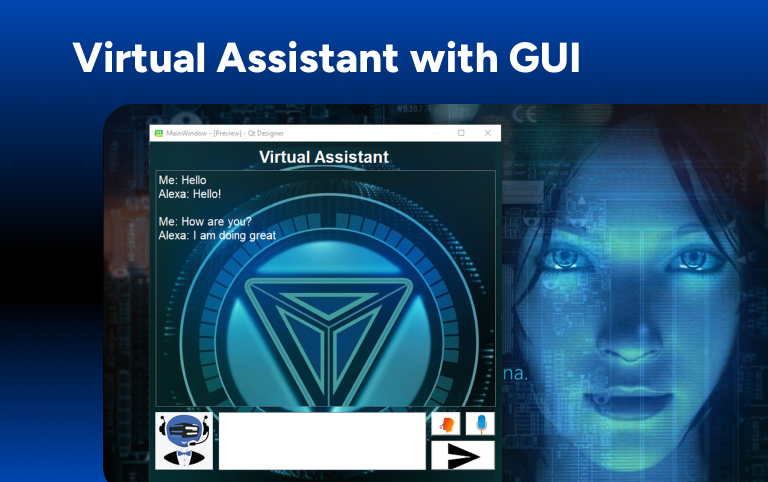 Virtual Assistant with GUI