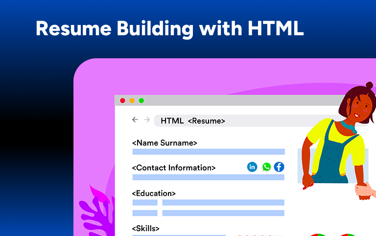 Resume building with HTML