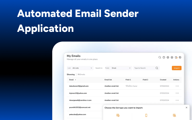 Automated Email Sender Application