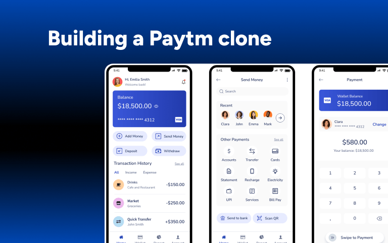 Building a Paytm clone page